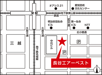 名古屋支店地図