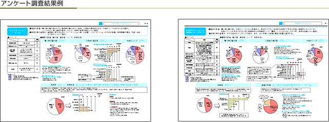 アンケート調査結果例